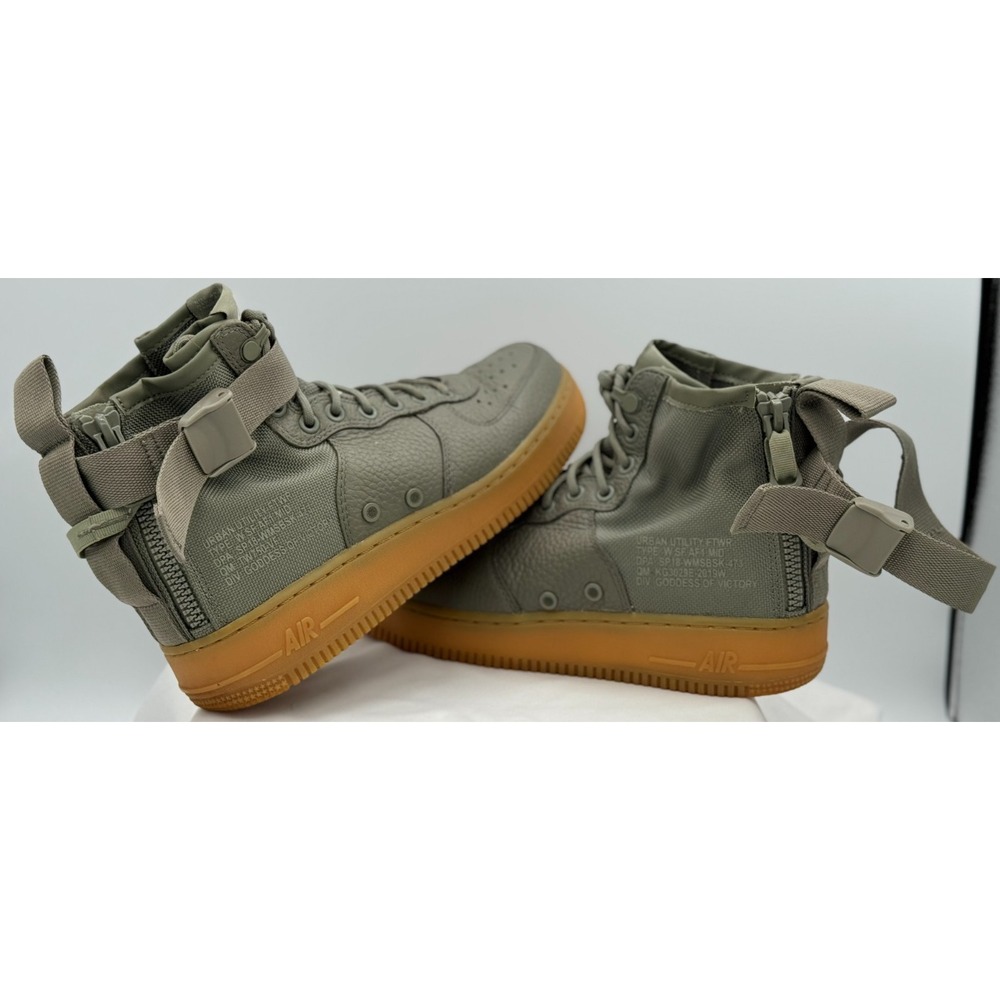 Nike SF AF1 Mid Women's Urban Utility FTWR Goddess of Victory Shoes - Size 8